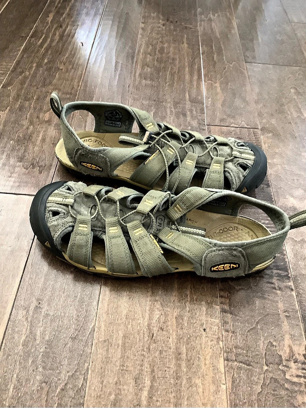 Keen Clearwater CNX Water Sandals Olive Green US 7